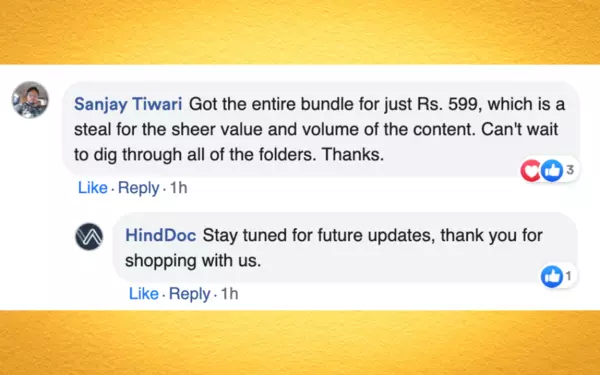 Facebook customer review 1